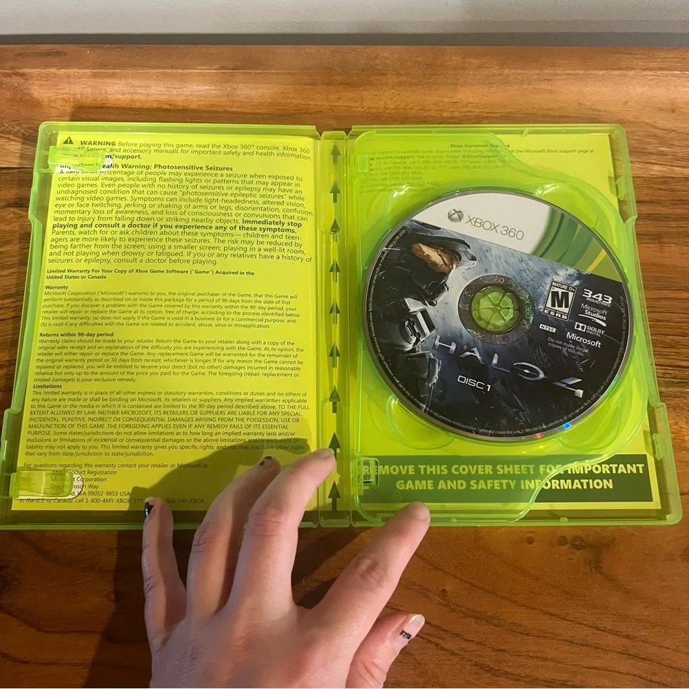 Halo 4 Microsoft Xbox 360 No Manual